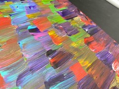 Brush Strokes Original Painting Art By Aaron Goodwin 1/1 Canvas 11×14