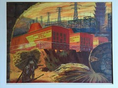 EMD Electro-Motive Original Painting MU-60 Mobile Power Plant S. Vietnam 1960’s
