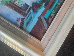 Ronni Pastorini Original Oil Painting On Canvas Cityscape Signed Framed Artwork