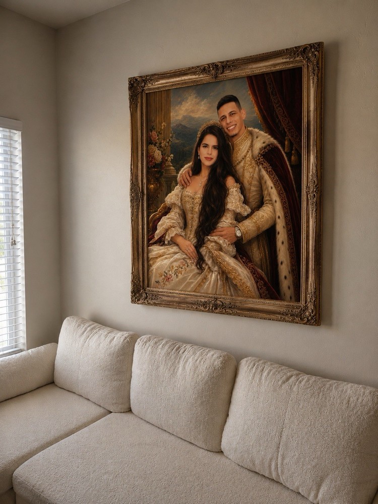 Personalized Renaissance Artwork | Victorian Style Portrait | Printed & Shipped