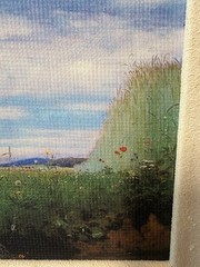 Vintage Oil Painting On Canvas Reproduction Of “The Lark” by Pal Szinyei Merse