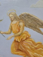 Lithuanian Artist California Multi Media Religious Angels City Skyscrapers…