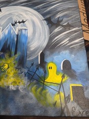 Folk Art Painting 20″ x 16″