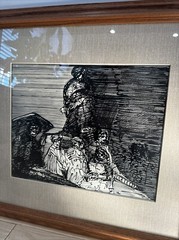 JOACHIM PROBST 1954 PEN & INK PAINTING “SERMON ON THE MOUNT”