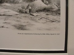 MIKE SIBLEY OVERLOOKED WHITE HORSE BANK 355 OF 680 SIGNED ARTISTS PROOF