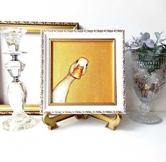Funny Goose Portrait Painitng