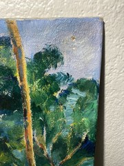 Rud Brunner Impressionist Fauvist Painting Of A Bridge Dated 1949 Beautiful