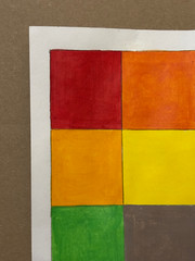 Sol Lewitt Square Painting – Minimalism – Framed