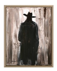 Atherton 11×14 Original Rugged Ranger Acrylic Painting „Shadow“ hand signed