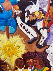 Ruth McCrane – Exceptional Painting – Black Nativity by Langston Hughes