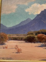 ANTIQUE CALIFORNIA LANDSCAPE PAINTING GORDON COUTTS FAMOUS OIL 1920’S LISTED