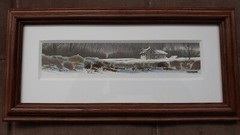 Thomas A. Newnam Original Watercolor Painting – „Property Line“ – Brandywine, PA
