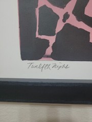 HUGE Nelson Sandgren Mid-Century Artwork – „The Twelfth Night“ –