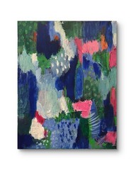 Original Abstract Expressionism 11×14 Bright Signed Unique Fine Art Monet Ins
