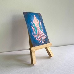 ACEO Original Art Card Mixed Media 3.5 x 2.5 Inches