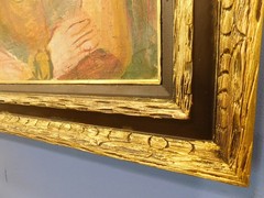 LARGE 1957 FAUVIST BAY AREA FIGURATIVE EXPRESSIONIST SCHOOL Oil PAINTING – KEITH