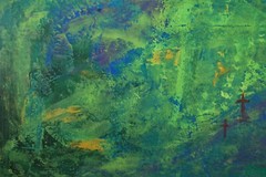 Original 26”x38” ,Acrylic, Signed, Abstract