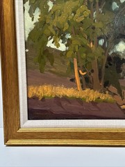 Sam Hyde Harris Painting Antique California Landscape Impressionist Famous Oil
