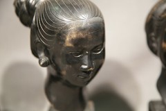 Art Deco Asian Beauty bronze busts sculptures Decorative French Art Laguey China