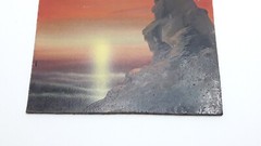 Vintage Original Gift Painting The Thinker Oil Painting Landscape Nature Canvas