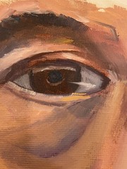 -Original Oil Painting 9×12 Unframed On Canvas board, Artist Study