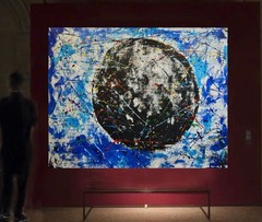 Mark Little Original ￼Giant Canvas Painting 81”X62” (6 Foot 9 inch) Abstract XX
