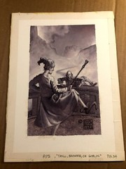 Carl Lundgren Rare Original Published Fantasy Illustration Art Painting ’83