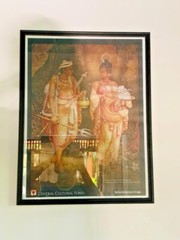 Traditional Sri Lankan painting temple painting, Sri Lankan traditional art