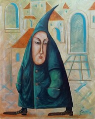 ORIGINAL Oil Painting canvas modern CONTEMPORARY ART surrealism Pronkin 2026 BY