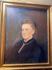 Vintage Nendel American School „Portrait Of A Woman“ Oil Painting -Signed/Framed