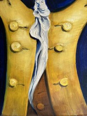 Original Oil Painting Artwork of Navy Capt. John Paul Jones Signed by Geńe Burke
