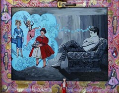 ‚ELVIS‘ Nightmare about BARBIE‘ artist showed with Howard Finster- KATA BILLUPS