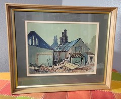 Roy Seville Norfolk England Original Watercolor Matted & Framed FREE SHIPPING