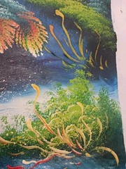 Original oil painting Ocean Scene Signed Not Mounted. 27 X 22