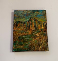 Painting Landscape Arizona Mountain Desert Southwest Superstition Mountains ?