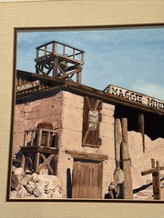MINE PAINTING MINING AMERICAN REGIONALISM GHOST TOWN REALISTIC LISTED FAMOUS