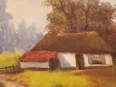 HOLLAND – COUNTRY LANDSCAPE, DUTCH Signed Bercman? 18X22