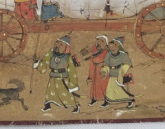 Mongolia Mongolian Painting on Canvas possibly Marzan Sharav ca. 20th century