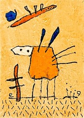 e9Art ACEO ‚the promise of wings that worked‘ outsider childlike art brut naive