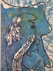 1/1 Original Signed Abstract Vintage Painting 16×10 Framed Fine Art