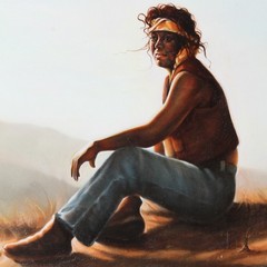 „The Land I Love“ By Anthony Sidoni 1980 Signed Oil on Canvas 24″x36″
