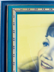 1930-50 CLAUDETTE COLBERT Airbrush Painting Portrait Kessel Hollywood Pop Art