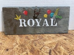 New Orleans Louisiana Royal Street Painted Roof Slate Tile Vieux Carre