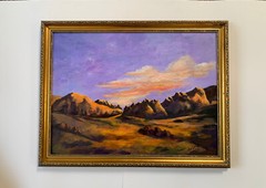 Painting Mountain Landscape Sunset American Southwest Desert Original
