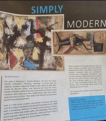 Abstract expressionist, expressionism painting on canvas OOAK MCM style original