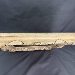 Vintage R. Rosini Oil Painting Floral 11”x16” with carved wooden frame 21.5”x18”