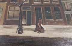 Attributed to George Hendrik Breitner (1857-1923) Rotterdam zur Winterzeit