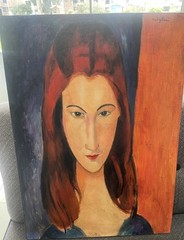 Amadeo Modigliani Signed Oil Painting on Canvas 16×24