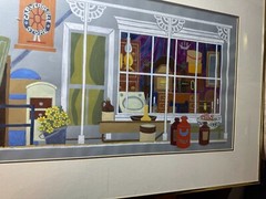 Rare Anita Gronendahl (1941 – 1994) „Carversville Store“ Watercolor Painting