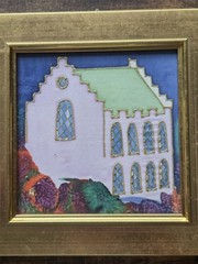 Linda Halland Hand Painted Norwegian Silk Painting